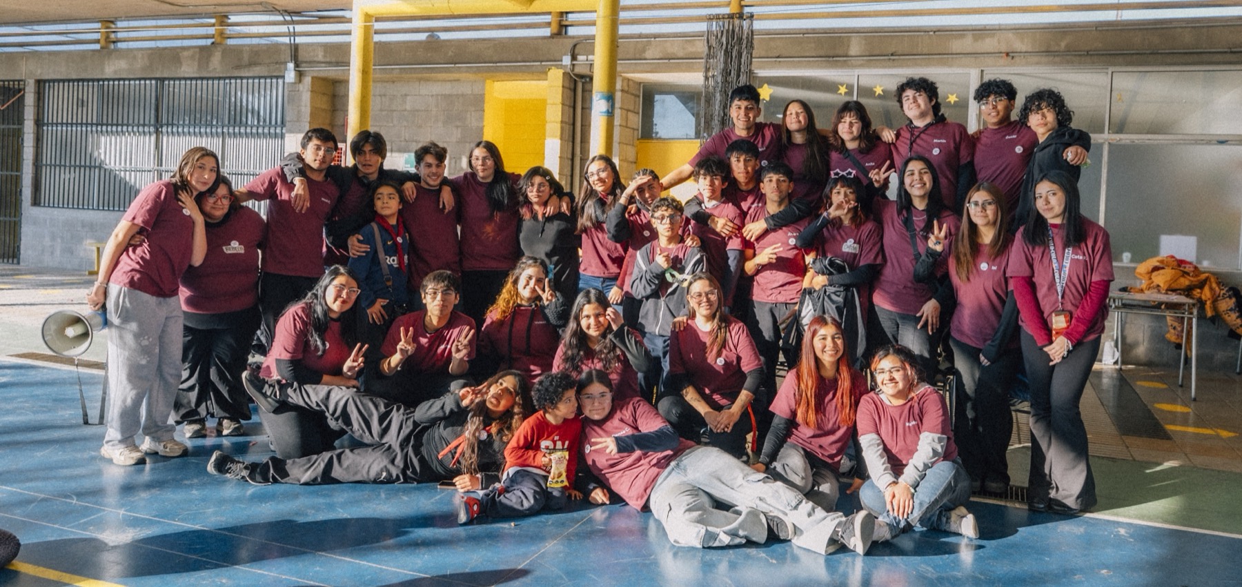 El equipo de monitores voluntarios de Jóvenes del Barrio
